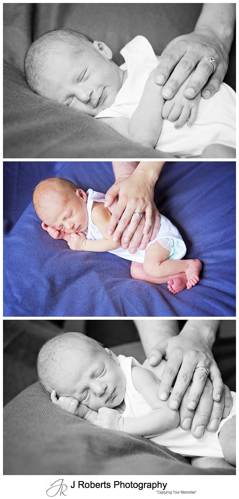 Newborn Baby Portrait Photography Sydney in Family Home St Leonards